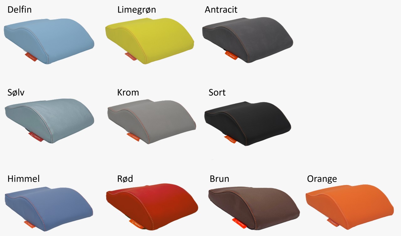 HappyNecks farver til nakkestøtte puder